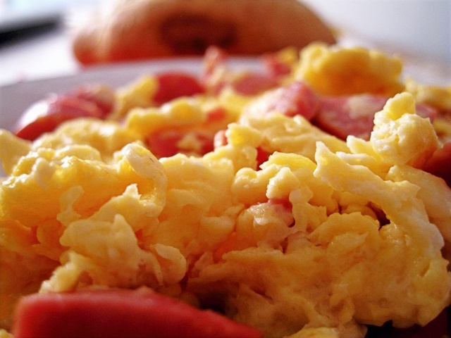 Recetas saludables: huevos revueltos