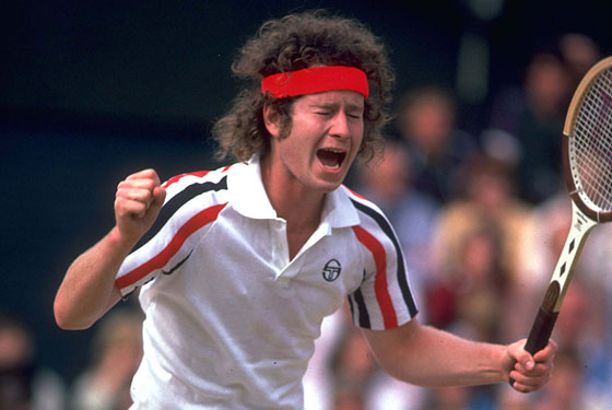 Homenaje a John McEnroe, uno de los mejores tenistas de la historia
