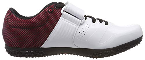 adidas Adizero Hj, Zapatillas de Atletismo Hombre, Multicolor (FTWR White/Core Black/Shock Red B37490), 43 1/3 EU