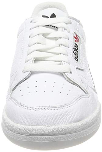 Adidas Continental 80, Zapatillas Hombre, Blanco (FTWR White/Scarlet/Collegiate Navy FTWR White/Scarlet/Collegiate Navy), 43 1/3 EU