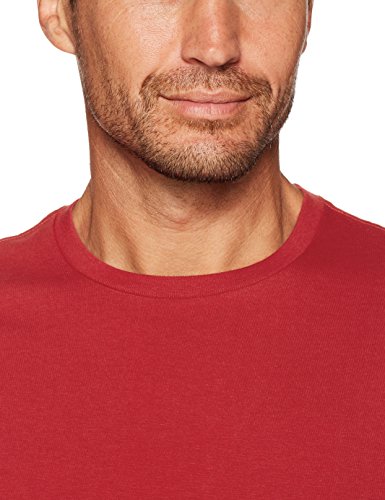 Amazon Essentials 2-Pack Regular-Fit Short-Sleeve Crewneck T-Shirts Camiseta, Rojo (Red), Medium