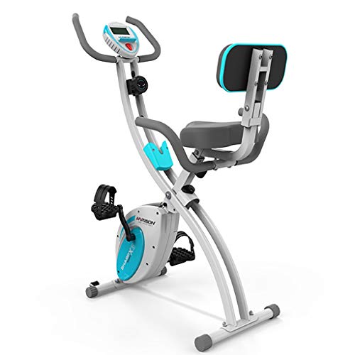 Bicicleta de ejercicios Bicicleta Giratoria Magnética para El Hogar Interiores Ultra Silenciosa Multifunción (Color : Blue, Size : 98x54x113cm)