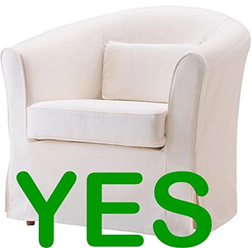 Cubierta / Funda solamente! ¡El sofá no está incluido! La Ektorp Tullsta Funda para Silla de Repuesto es Fabricada a Medida para IKEA TULLSTA Funda sillón, una Funda para sofá de Repuesto