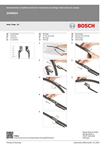 Escobilla limpiaparabrisas Bosch Aerotwin A120S, Longitud: 750mm/650mm – 1 juego para el parabrisas (frontal)