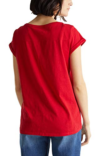 Esprit 999ee1k828 Camiseta, Rojo (Dark Red 610), Medium para Mujer