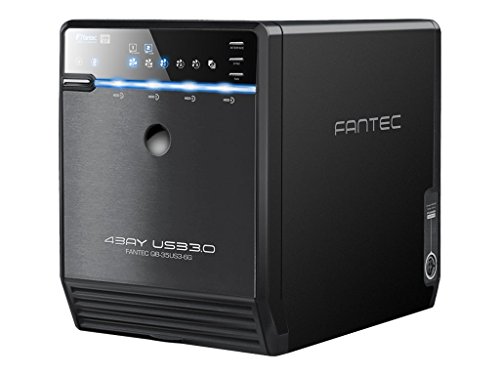 FANTEC QB-35US3-6G - Carcasa para 4 discos duros de 3.5″ con USB 3.0 & eSATA
