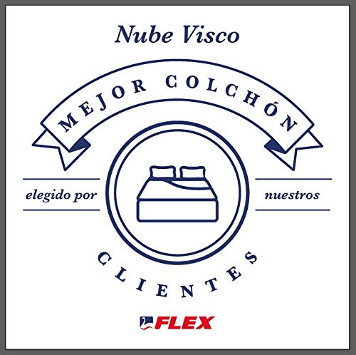 FLEX Nube Visco Gel - Colchón muelles ensacados, 150 x 190 cm