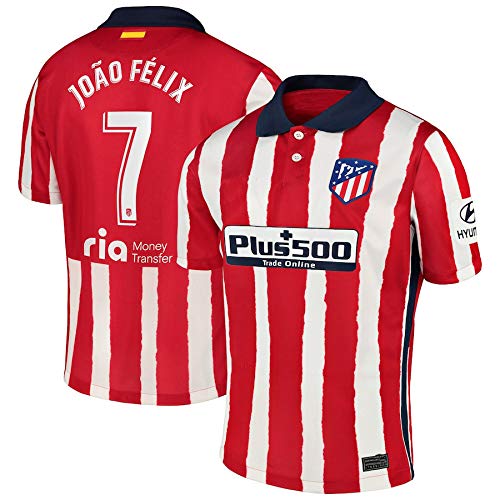 J-shop Camiseta João Félix Atletico De Madrid Rojo,Camiseta João Félix 2020/21 para Hombre & Niño（Rojo,S）