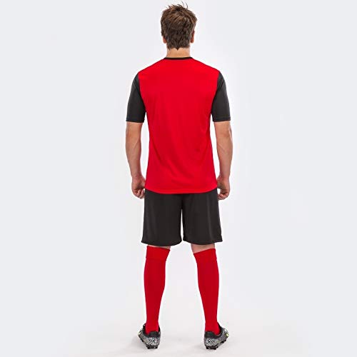 Joma Winner Camisetas Equip. M/c, Hombre, Rojo-Negro, L