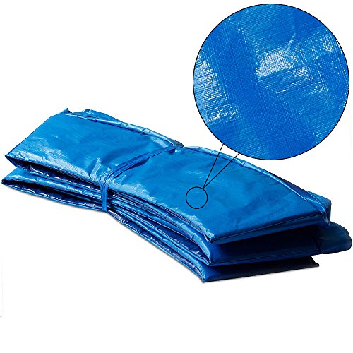 Monzana Deuba Cojín de protección Azul de PVC Cubierta para Cama elástica Borde resortes trampolín de 183 cm Exterior