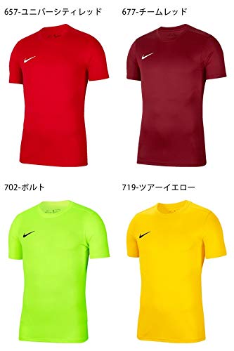 NIKE M Nk Dry Park VII JSY SS Camiseta de Manga Corta, Hombre, Rojo (Bright Crimson/Black), L