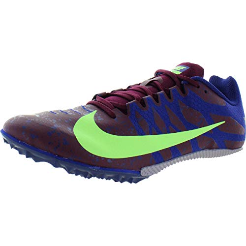 Nike Zoom Rival S 9, Zapatillas de Atletismo Unisex Adulto, Multicolor (Bordeaux/Lime Blast/Regency Purple 602), 44.5 EU