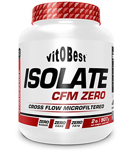 Proteínas Isolate CFM ZERO (907 gr - 2 lb - Galleta) - Contiene CFM Whey Protein Isolate de gran pureza - Suplementos Deportivos y Suplementos Alimentación - Vitobest