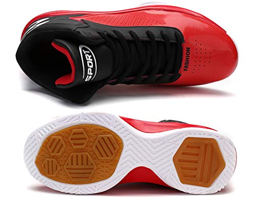 SINOES Zapatos para Correr Deportivas para Hombre Caminar Fitness Slip on Zapatillas con Knit Calcetín Alta Top Air Sneakers