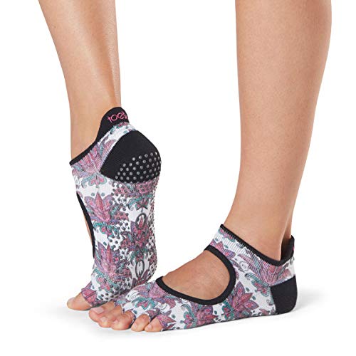 Toesox Grip - Calcetines de pilates para mujer, antideslizantes, para yoga y ballet, Mujer, Calcetines, YTOENTBELLARINAMANTR-M, Mantra, M
