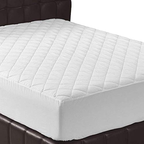 Utopia Bedding - Protector de colchón Acolchado - Microfibra - Transpirable - Funda para colchon estira hasta 30 cm de Profundidad - 160 x 200 cm, Cama 160
