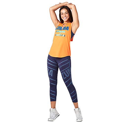 Zumba Camiseta Suelta sin Mangas con Tirantes de Entrenamiento Transpirable para Mujer Grande Orange te Caliente