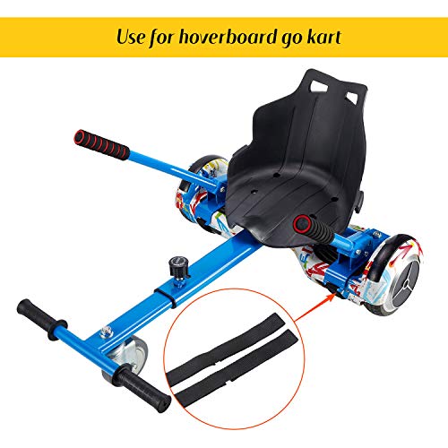 8 Piezas Correas Ajustables de Hoverboard Cable de Hoverboard de Sujeción de Gancho y Bucle Correas de Reemplazo de Hoverboard para Accesorios de Kart Scooter de Auto Equilibrio