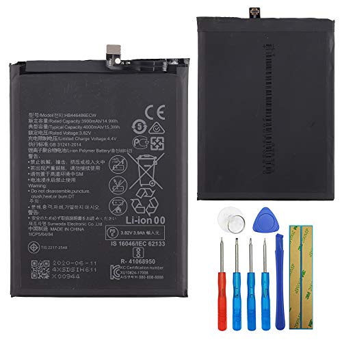 Batería de repuesto HB446486ECW compatible con Huawei P Smart Z P Smart Pro 2019 STK-L21 con herramientas.