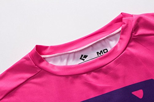 Cody Lundin Impreso Manga Larga Camiseta Ropa Interior Femenina Camiseta Fitness Deporte señoras Camisas Rayo héroe Insignia Las (L)