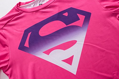 Cody Lundin Impreso Manga Larga Camiseta Ropa Interior Femenina Camiseta Fitness Deporte señoras Camisas Rayo héroe Insignia Las (L)