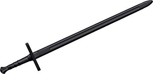 Cold Steel Espada de Entrenamiento 92BKHNH Hand and a Half Training Sword con Hoja de Goma (Polipropileno) de 86,4 cm