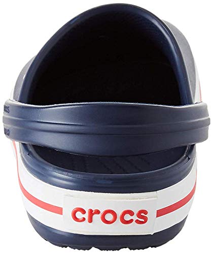 Crocs Crocband Clog Kids, Zuecos, Azul (Navy/Red), 33/34 EU