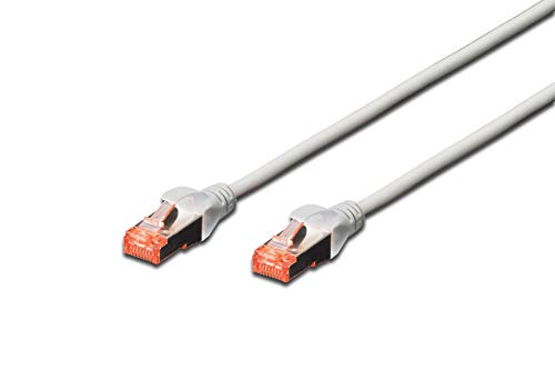 DIGITUS 5m Cat6 S-FTP - Cable de Red (5 m, Cat6, S/FTP (S-STP), RJ-45, RJ-45, Gris)