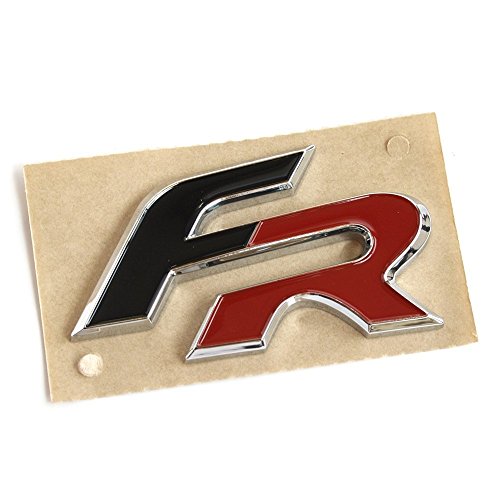 Emblema original de Seat FR, para portón trasero Formula Racing Tuning