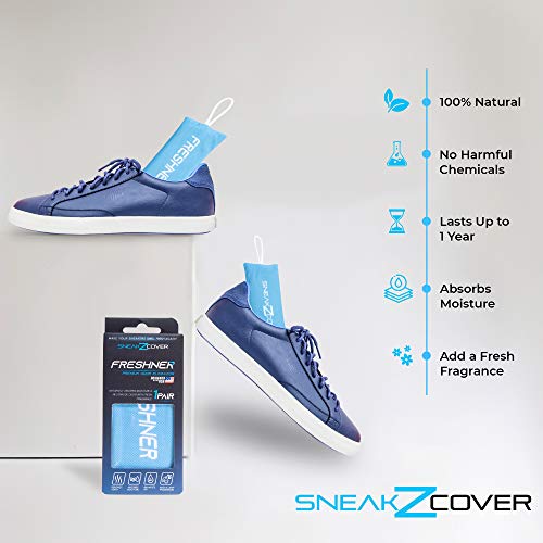 Freshner Desodorante de zapatos contra el olor de pies y pies sudorosos, elimina olores y deja una fragancia fresca, para calzado de trabajo, calzado deportivo y zapatillas