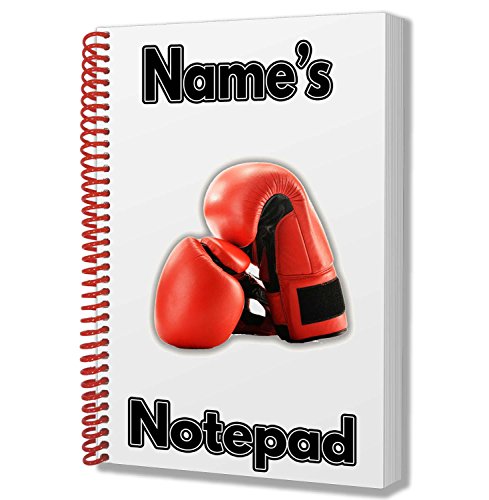Guantes de boxeo personalizables regalo – Cuaderno A5 – Dibujos Doodles Diario Notas