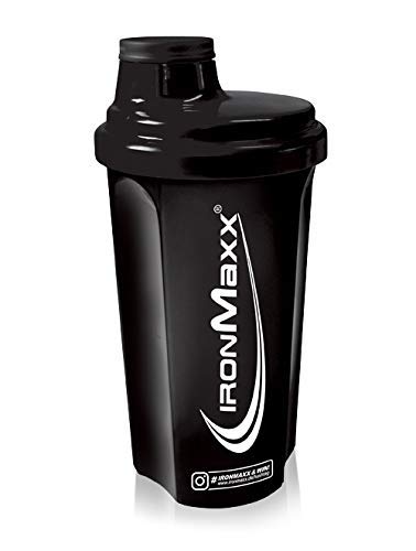 IronMaxx - Coctelera para batidos sin grumos, 700 ml, color negro