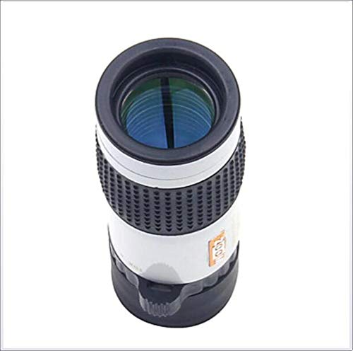 JJK 15 x 22 mm monocular de visión Nocturna de Alta definición BAK4 / Genérico/Estuche-83m 1000m de Aves de Caza de observación del Uso General de prismáticos del zumbido Normales luz Tenue Blanco