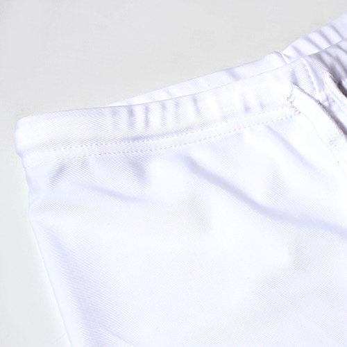 OPTIMUM Pantalones Cortos Junior Multi-X Lycra, Blanco, Grande, Unisex-Youth, White, Large