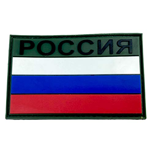 Rusia Rusia bandera rusa Airsoft PVC Morale Cosplay Patch