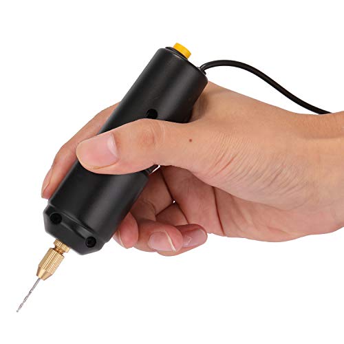 VISLONE Mini taladro eléctrico de mano Z-U36, perforadora USB de 5 V, pequeña herramienta de molienda para joyería, resina de perla, bricolaje