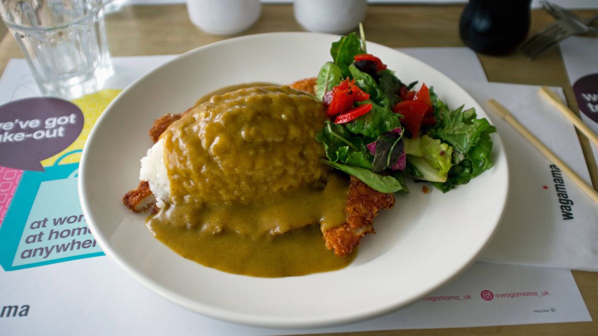 Receta de curry katsu de Wagamama