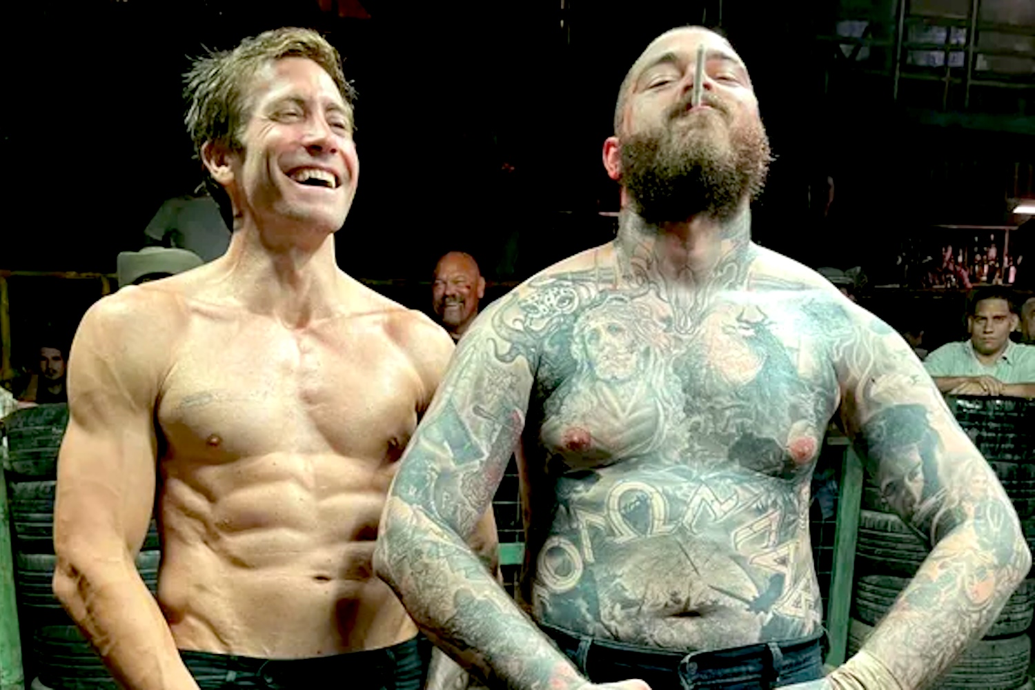 Jake Gyllenhaal y Post Malone revelan impresionantes transformaciones corporales para su nuevo proyecto