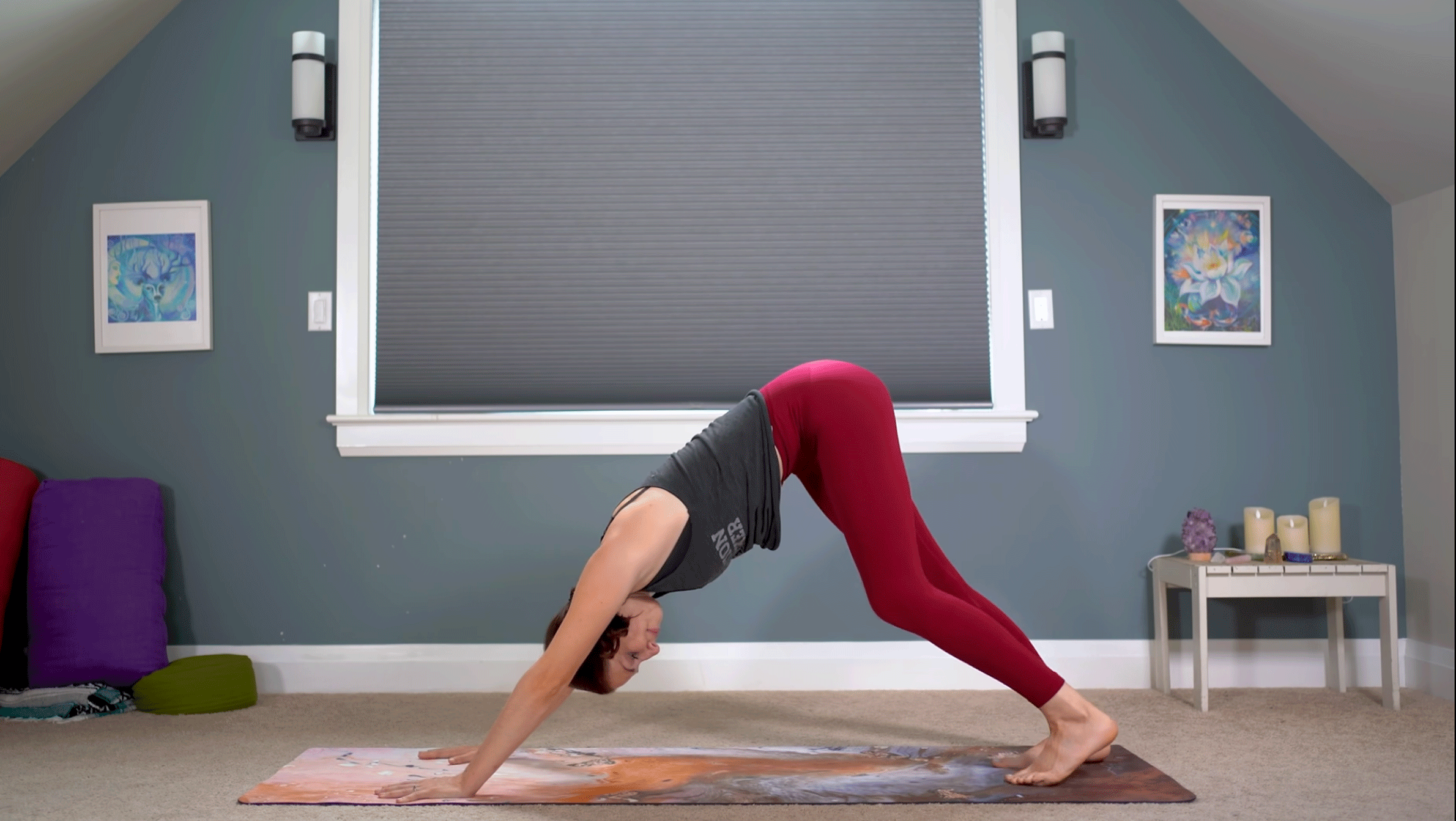 Flujo de yoga para sentirse bien cuando sólo quieres moverte