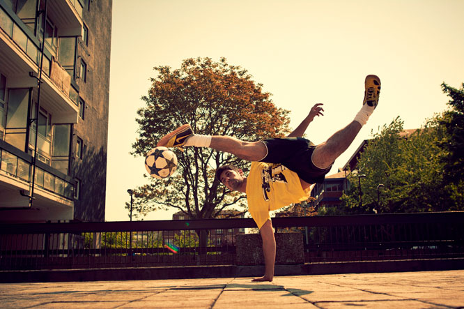 fútbol freestyle masculino