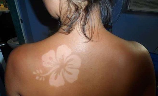 Reto Sunburn Tattoo