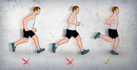 Postura correcta al correr