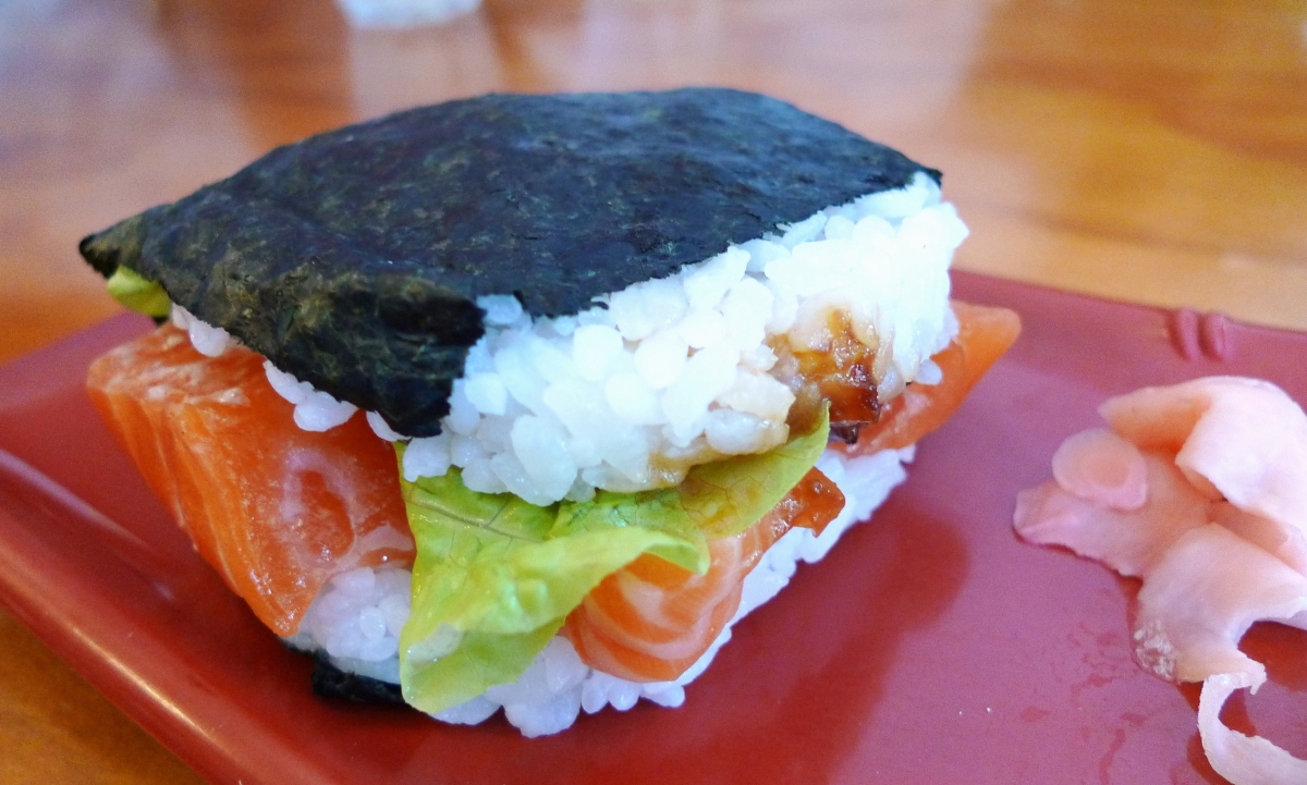 sushi burger