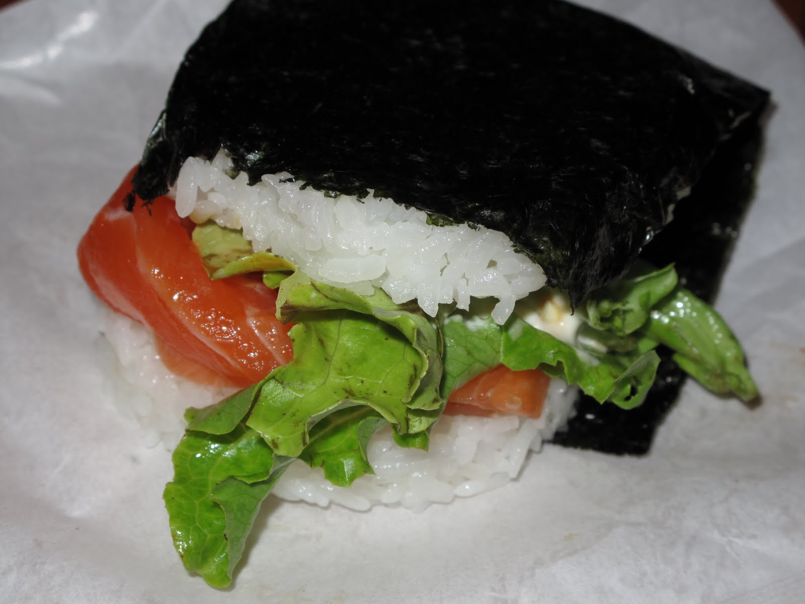 sushi burger