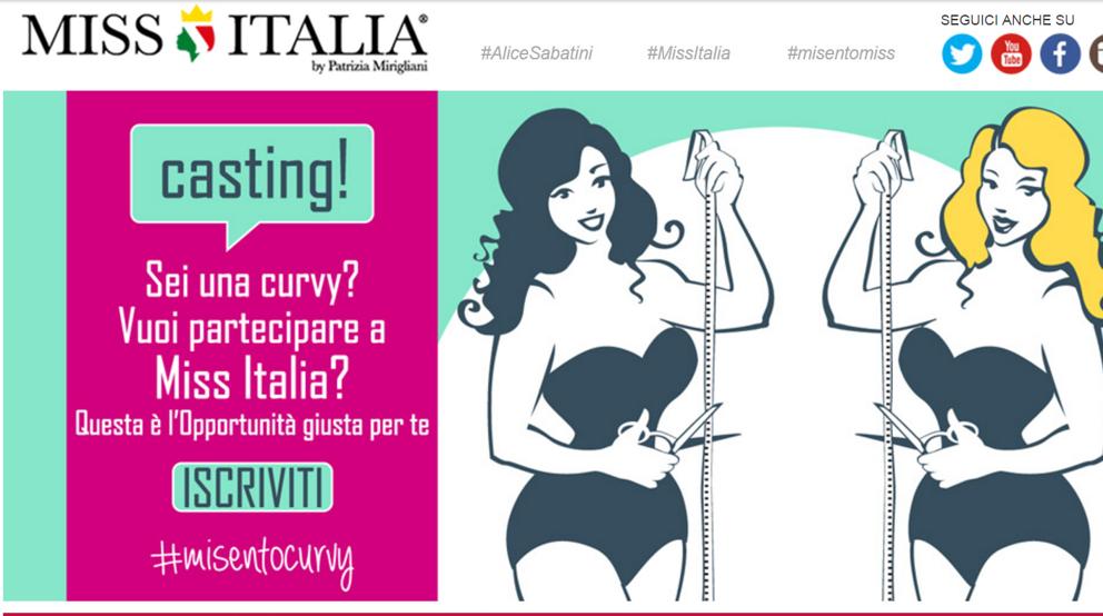 Miss Italia podría ser una mujer de talla grande