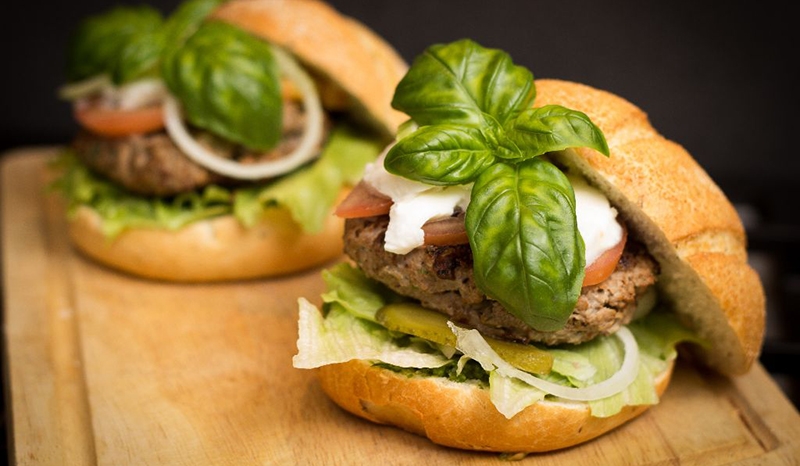 Hamburguesa con aloe vera