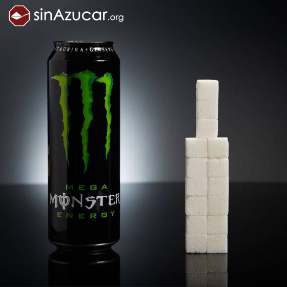 Campaña para mostrar la cantidad de azúcar en los productos