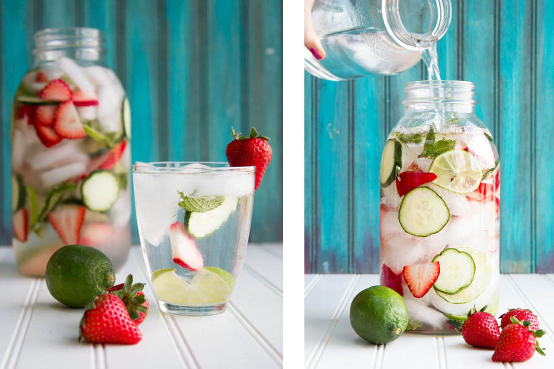 Recetas de aguas detox