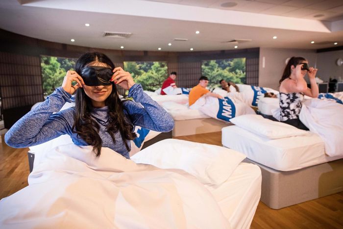 Clases de siesta en el gimnasio