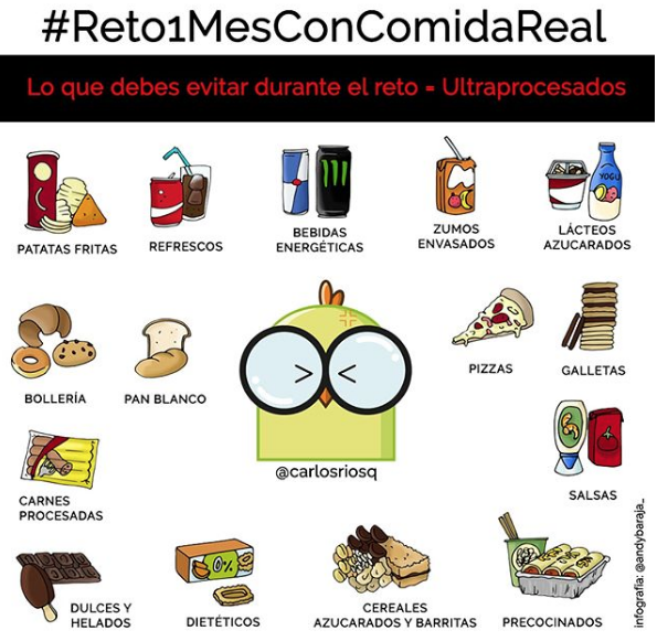 Reto un mes de comida real 